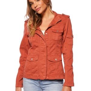 Kensie Utility Jacket Burnt Orange